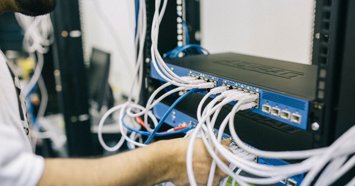 Câblage informatique de bureau